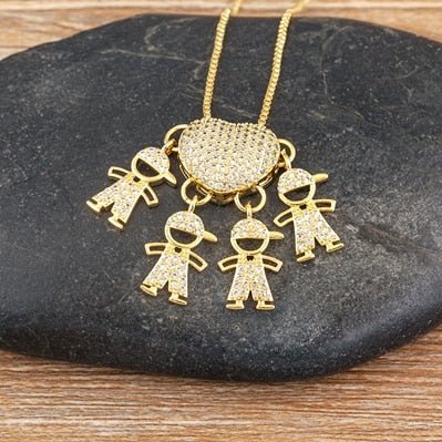 Collar Amor de Mamá - 1 a 5 colgantes - Moroveta