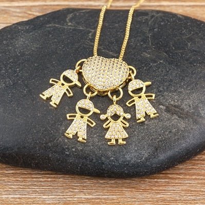Collar Amor de Mamá - 1 a 5 colgantes - Moroveta