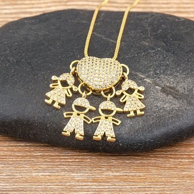 Collar Amor de Mamá - 1 a 5 colgantes - Moroveta
